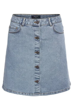 Noisy May Falda corta vaquera con detalle de botones^Mujer Faldas