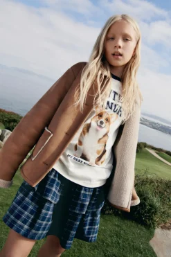 Springfield Kids Falda de cuadros con volantes ni&ntilde;a^Niños Faldas