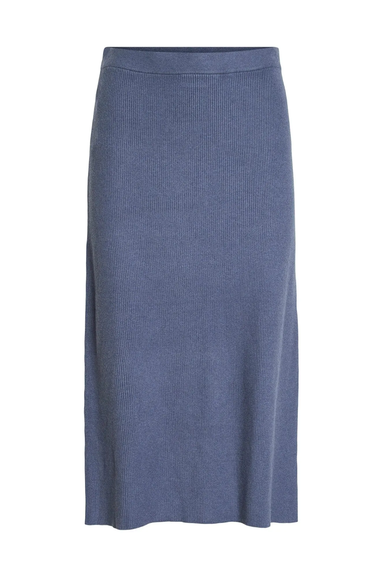 Vila Falda de punto canalé midi^Mujer Faldas|Basic Bar