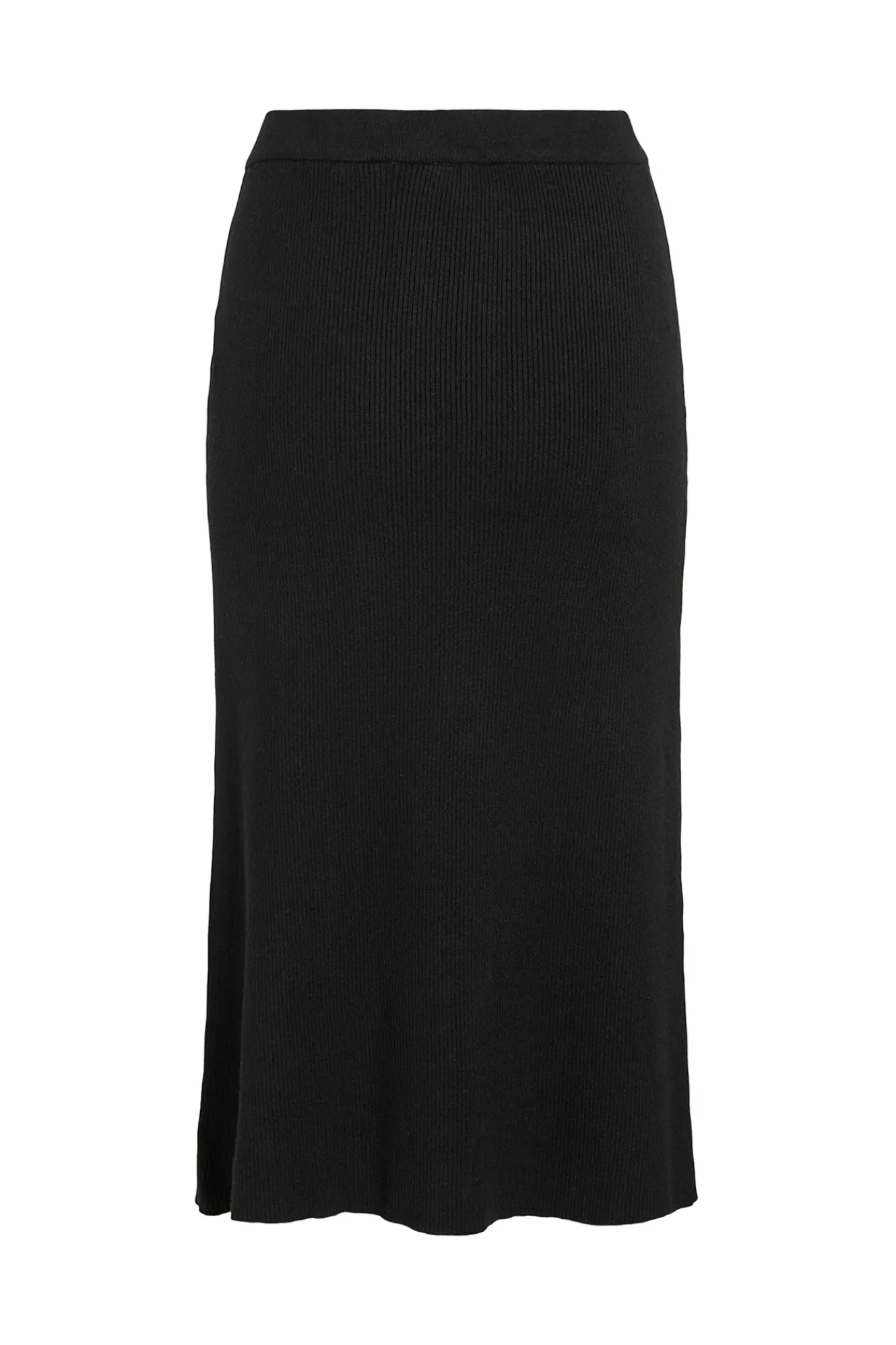 Vila Falda de punto canalé midi^Mujer Faldas|Basic Bar
