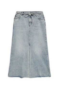 Vero Moda Falda denim larga^Mujer Faldas
