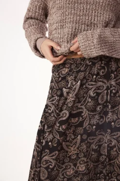 Slowlove Falda estampada con gomas^Mujer Faldas