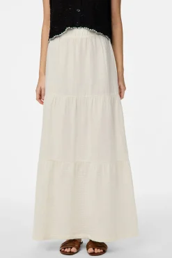 Pieces Falda larga de algod&oacute;n^Mujer Faldas