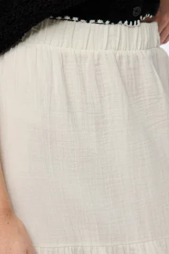 Pieces Falda larga de algod&oacute;n^Mujer Faldas