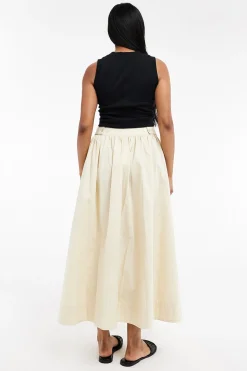 Topshop Falda larga detalle fruncido^Mujer Faldas