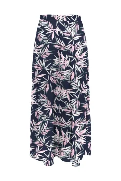 Only Falda larga estampada cintura el&aacute;stica^Mujer Faldas