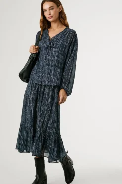 Pepe Jeans Falda Larga Estampado Floral^Mujer Faldas|Total Look