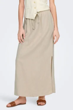 JDY Falda larga lino^Mujer Lino|Faldas