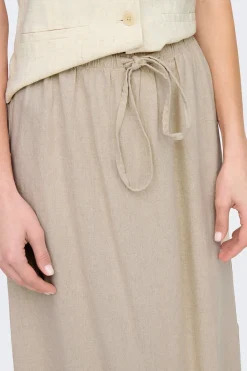 JDY Falda larga lino^Mujer Lino|Faldas