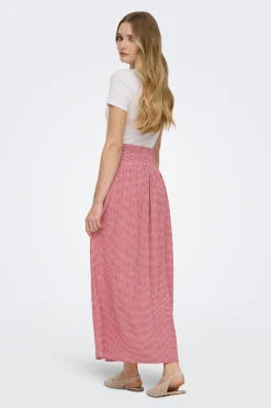 Only Falda larga vichy^Mujer Faldas|Total Look