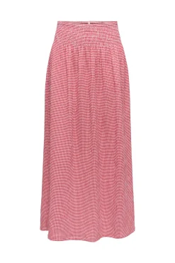 Only Falda larga vichy^Mujer Faldas|Total Look