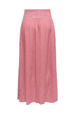 Only Falda larga vichy^Mujer Faldas|Total Look