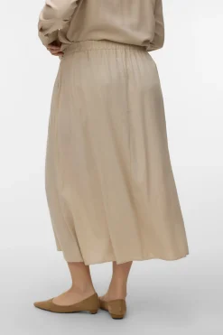 Vero Moda Curve Falda lino 7/8 talla grande^Mujer Lino|Faldas