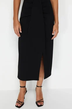 Trendyol Falda maxi abertura^Mujer Faldas