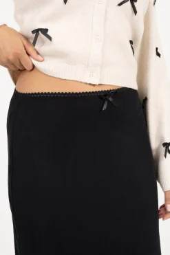 Brave Soul Falda maxi con malla^Mujer Faldas