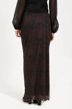 Brave Soul Falda maxi con malla^Mujer Faldas