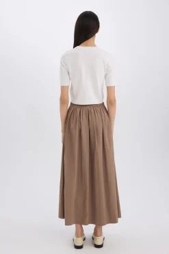 DeFacto Falda maxi plisada^Mujer Faldas