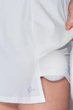 Dash and Stars Falda microfibra blanca malla interior^Mujer Deporte