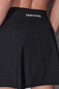 Dash and Stars Falda microfibra negra malla interior^Mujer Deporte