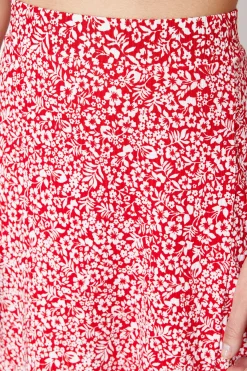 Trendyol Falda midi abertura^Mujer Faldas