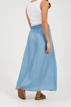 Brave Soul Falda midi con cintura el&aacute;stica^Mujer Faldas