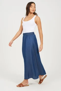 Brave Soul Falda midi con cintura el&aacute;stica^Mujer Faldas