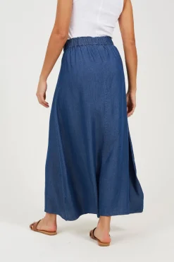 Brave Soul Falda midi con cintura el&aacute;stica^Mujer Faldas