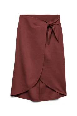 Vero Moda Falda midi con detalle de lazada^Mujer Faldas