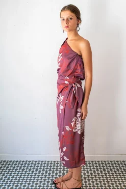 Cul Sac Falda midi cruzada^Mujer Faldas|Total Look