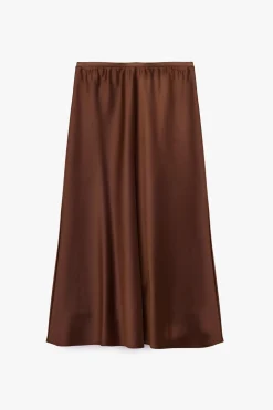 Koton Falda midi de corte regular con cintura est&aacute;ndar^Mujer Faldas