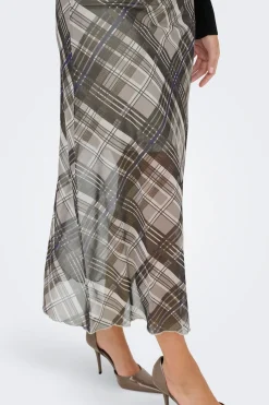 Only Falda midi de gasa^Mujer Faldas