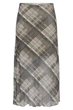 Only Falda midi de gasa^Mujer Faldas