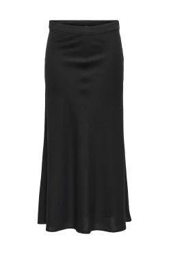 Only Falda midi de lino^Mujer Lino|Faldas