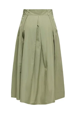 Only Falda midi de tablas^Mujer Faldas