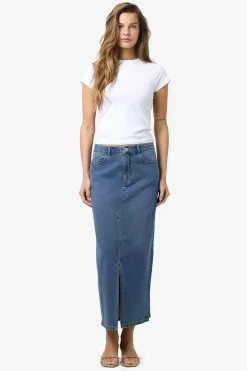 Noisy May Falda midi denim^Mujer Faldas