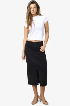 Noisy May Falda midi denim^Mujer Faldas