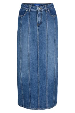 Jack & Jones Falda midi denim recortes^Mujer Faldas