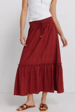 Springfield Falda midi estructura^Mujer Faldas|Total Look