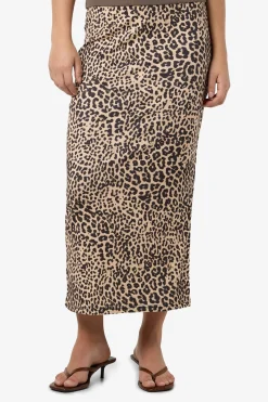 Noisy May Falda midi leopardo cinturilla^Mujer Faldas