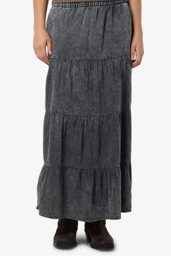 Noisy May Falda midi panelada washed^Mujer Faldas