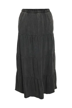 Noisy May Falda midi panelada washed^Mujer Faldas