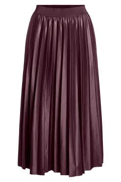 Vila Falda midi plisada^Mujer Faldas