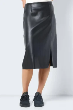 Noisy May Falda midi polipiel^Mujer Faldas
