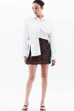 Oxxo Falda mini de lentejuelas^Mujer Faldas