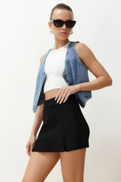 Trendyol Falda pantalón mini^Mujer Pantalones|Faldas