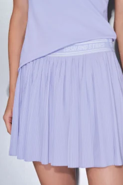 Dash and Stars Falda plisada lila malla interior^Mujer Deporte