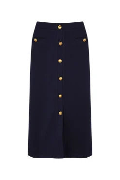 Cortefiel Falda punto botones^Mujer Faldas