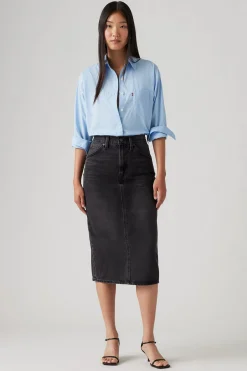 Levi's Falda vaquera HR Back Slit Levis®^Mujer Faldas