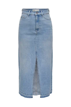 JDY Falda vaquera larga con apertura frontal^Mujer Faldas