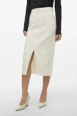 Vero Moda Falda vaquera midi^Mujer Faldas